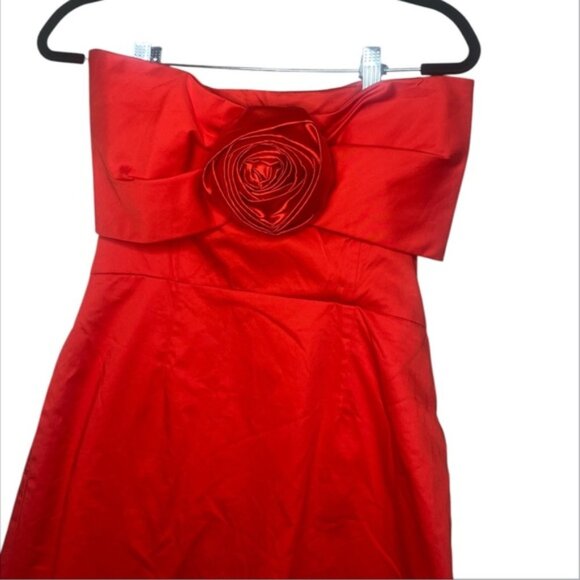 NWT ANTHROPOLOGIE Hutch 3D Rosette Strapless Mini Dress size M - Picture 7 of 7